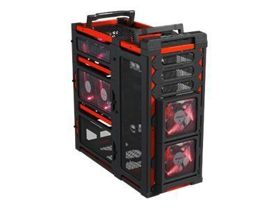 Antec LanBoy Air Tour ATX Case - Black/Red - No Power Supply - USB/Audio