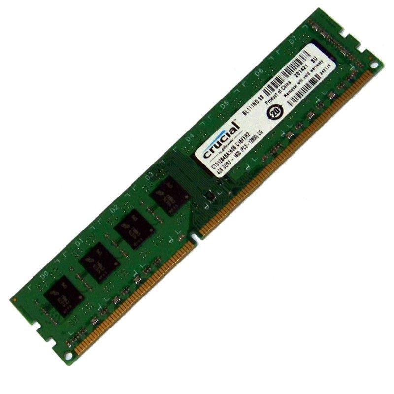 Crucial 4GB DDR3 RAM (CT51264BA160B.C16FER2)