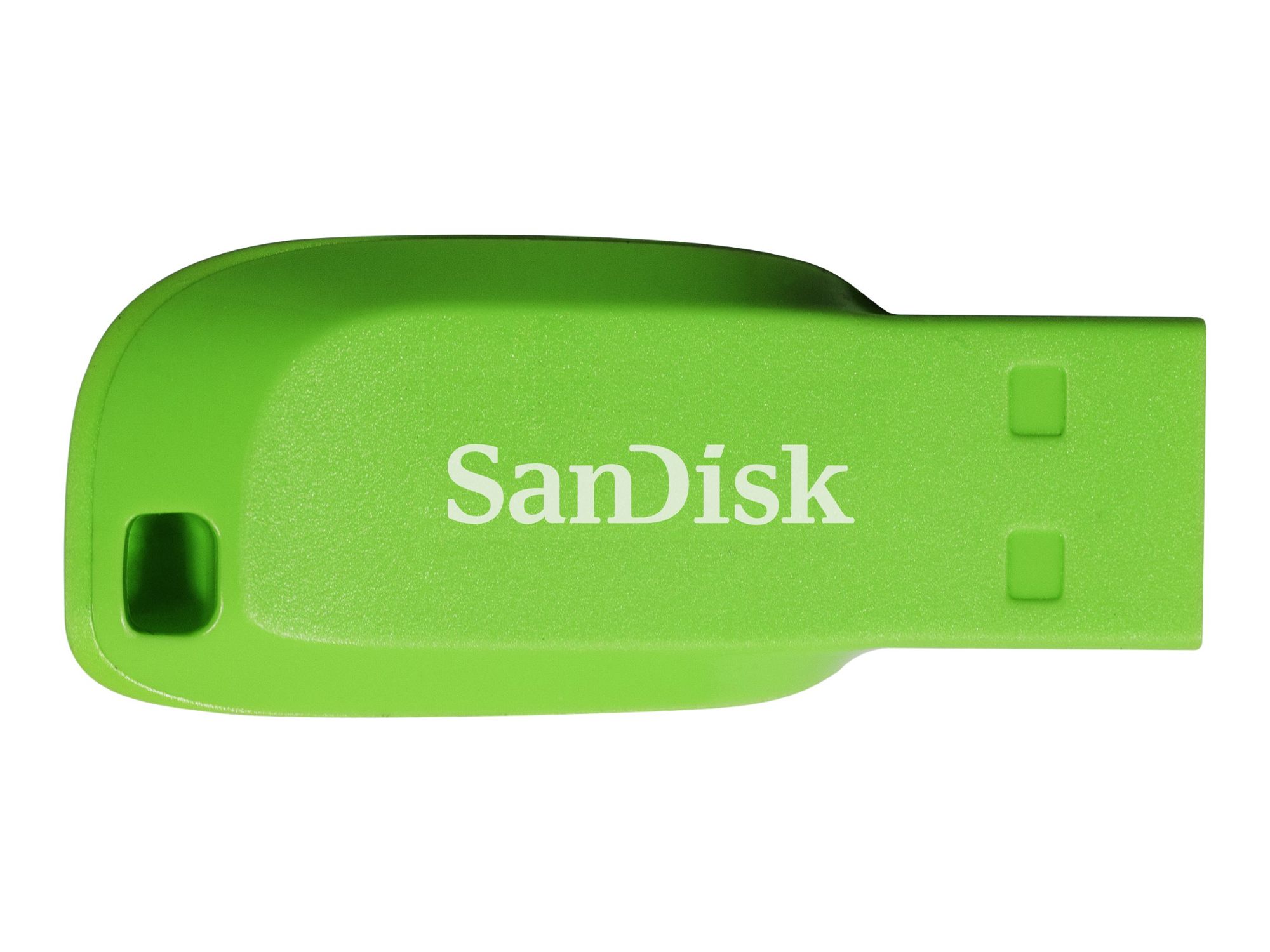 SanDisk Cruzer Blade - USB Flash Drive - 64GB - USB 2.0 - Electric Green