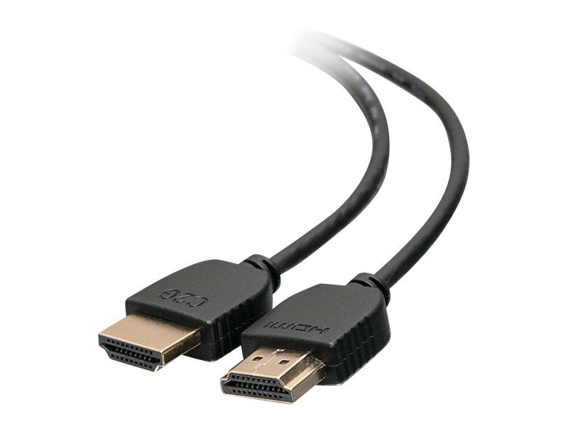 C2G 2ft 4K HDMI Cable - Flexible & Low Profile