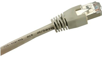 Sharkoon RJ-45 to RJ-45 Cable - 2m - SFTP CAT 6 - Grey