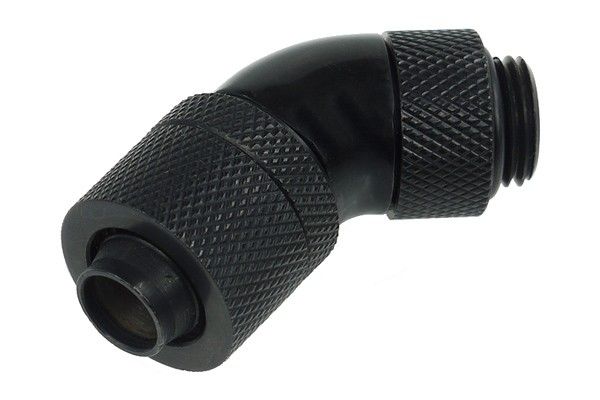 Alphacool 45° Coupling Piece, Red/Black, 1/4"