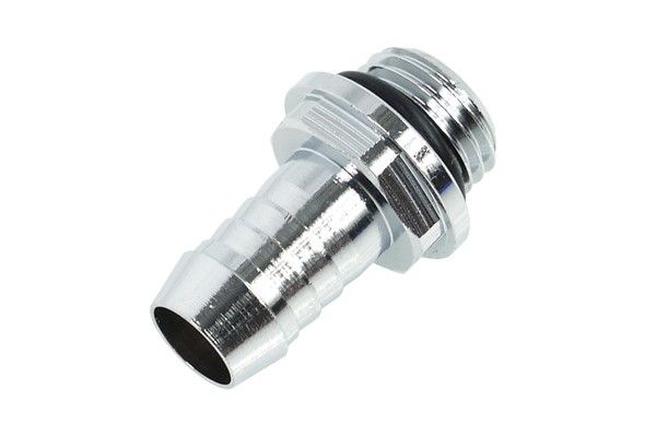 Alphacool 10mm (3/8") Tapped Fitting with O-Ring 'FatBoy' - Chrome