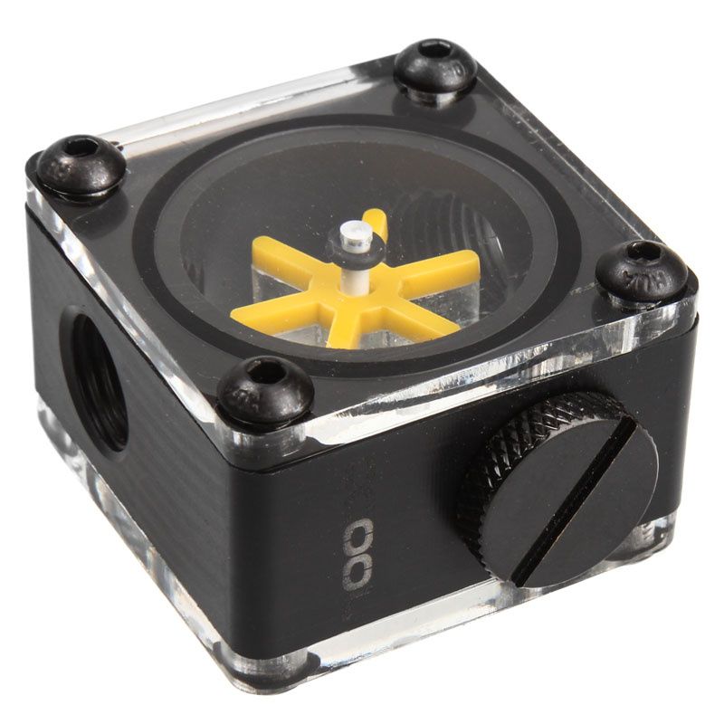 Alphacool Eisfluegel Flow Indicator, G1/4 Square - Acetal
