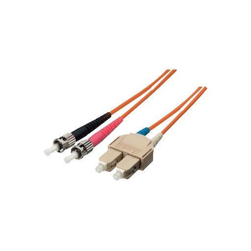 Cable de conexión Digital Data Communications Equip Pro - Fibra óptica de modo único SC a ST - 3 m, dúplex, 9/125 µm, OS2, sin halógeno