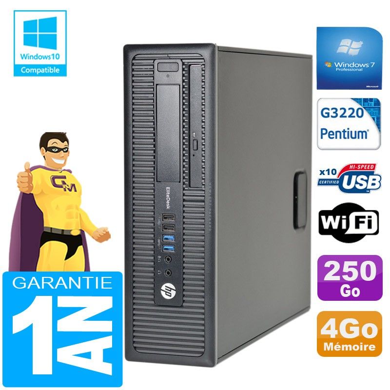 HP EliteDesk 800 G1 SFF Desktop Computer