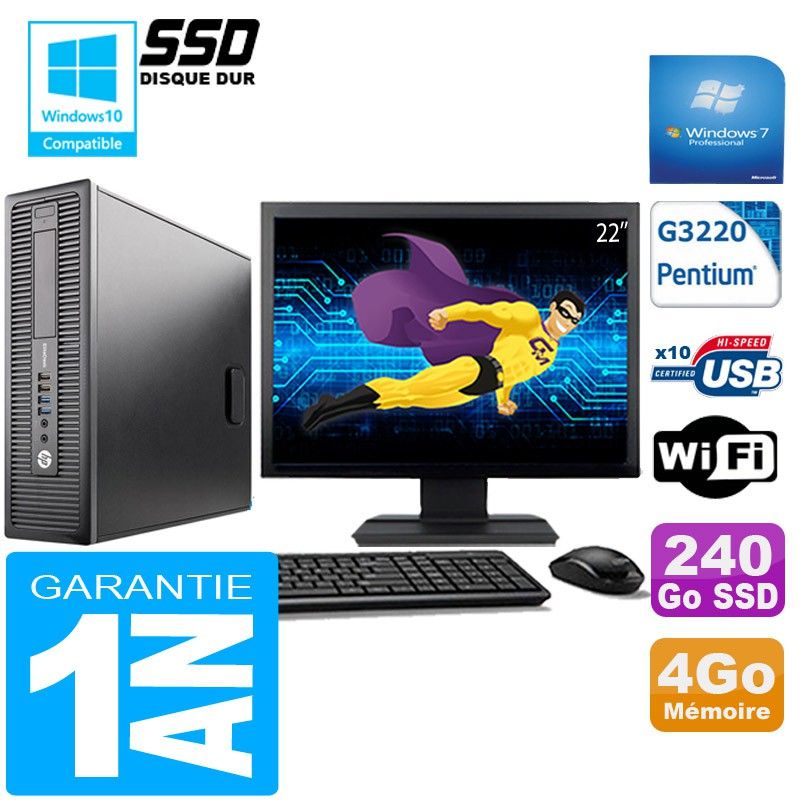HP EliteDesk 800 G1 SFF Desktop Computer