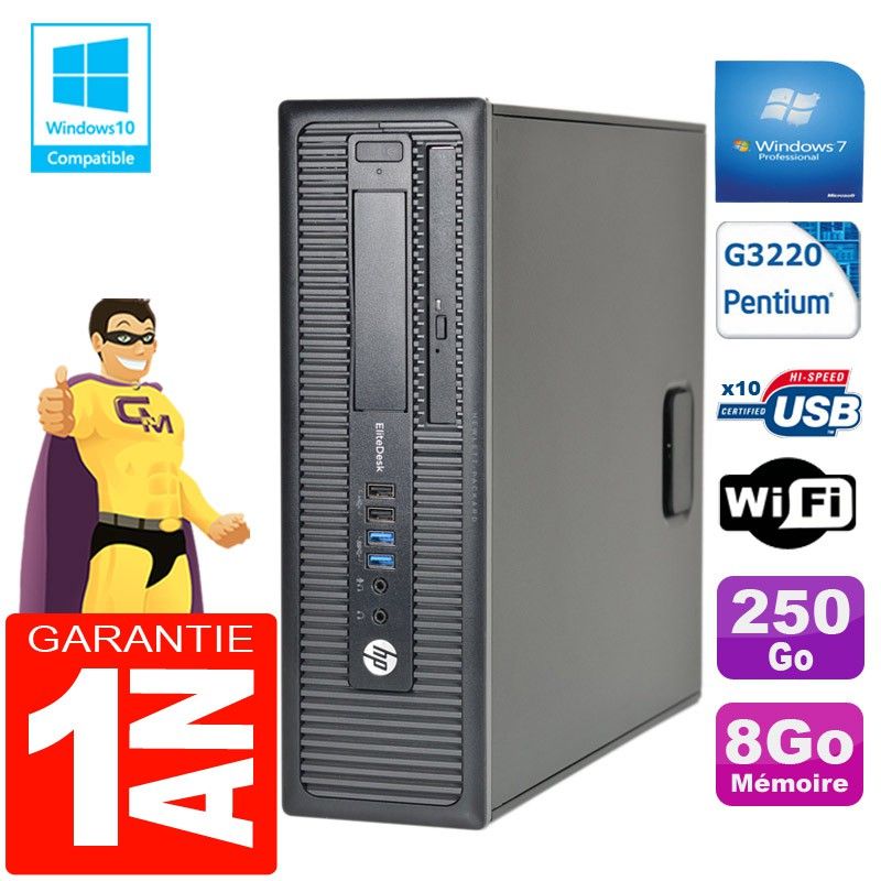 HP EliteDesk 800 G1 SFF Desktop Computer