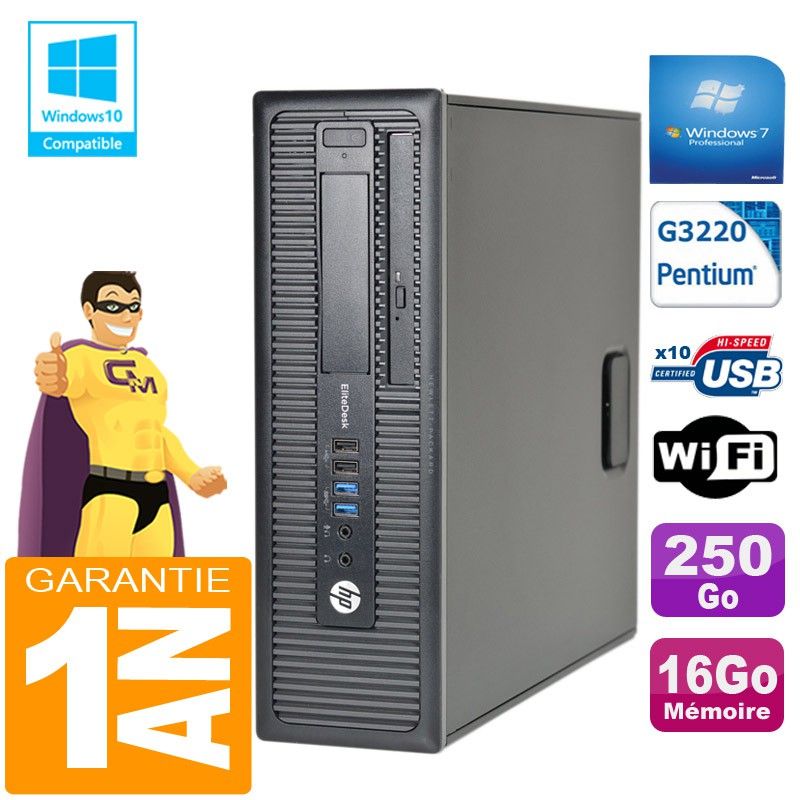 HP EliteDesk 800 G1 SFF Desktop Computer