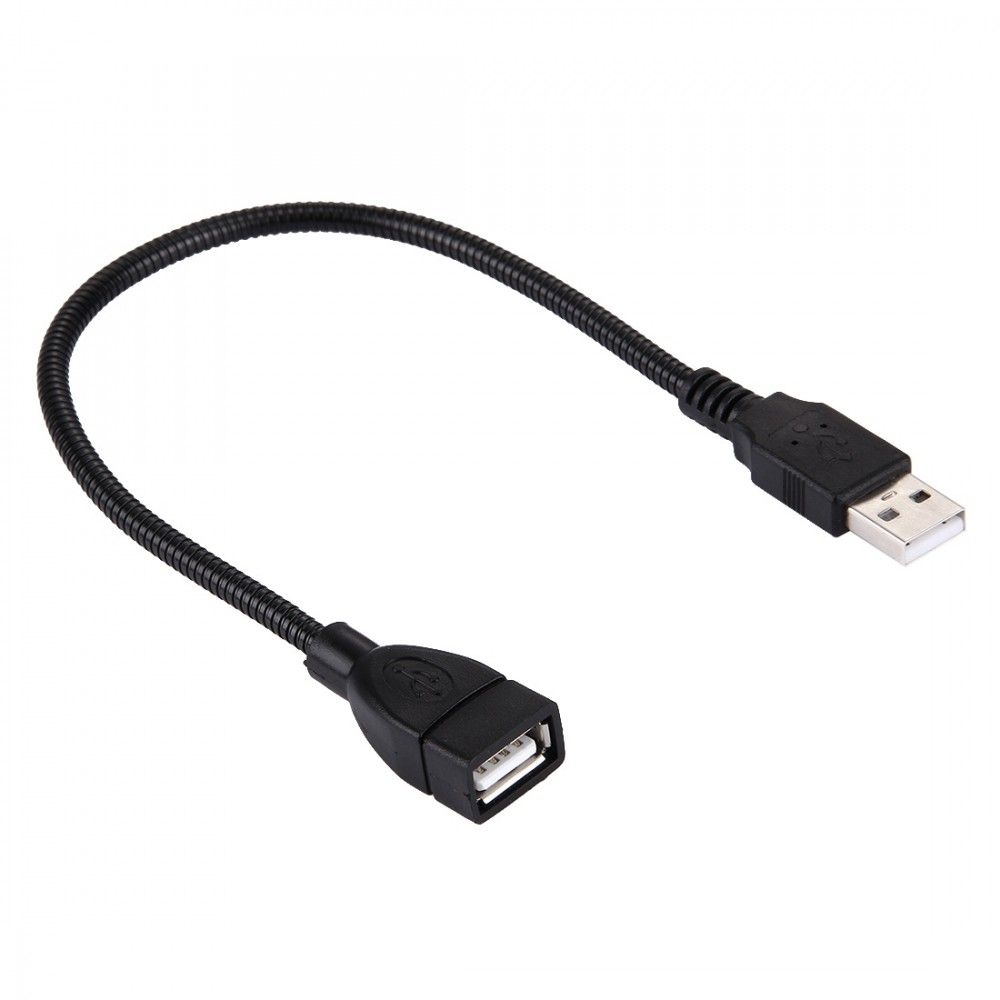USB 2.0 Adapter - Black Cable, 8 inches