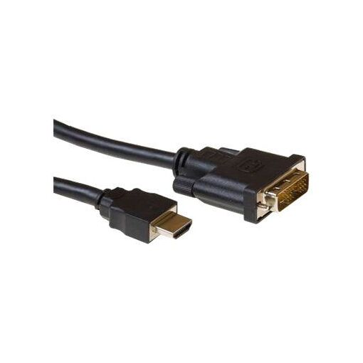 ACT HDMI to DVI-D Adapter Cable - 1m - Black