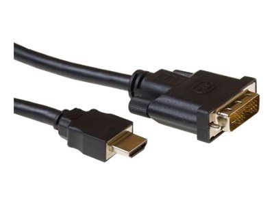 ACT HDMI to DVI-D Adapter Cable - 1m - Black