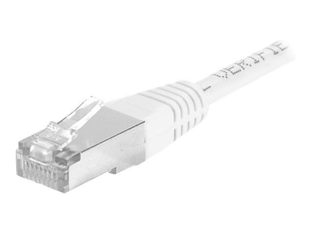 Dexlan CAT 6a Molded RJ-45 to RJ-45 Cable - 30cm White
