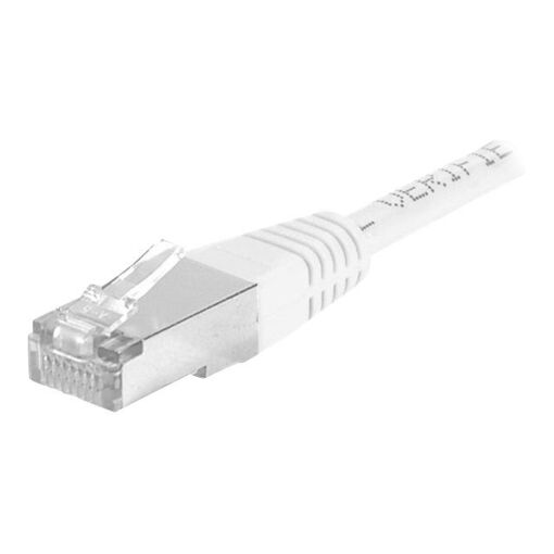 Cable Dexlan CAT 6a Moldado RJ-45 a RJ-45 - 30 cm Blanco