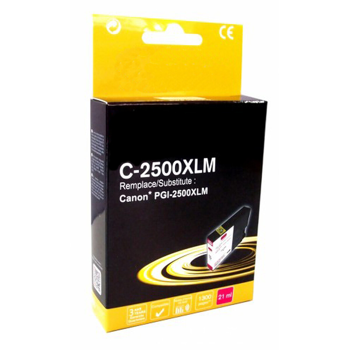 Cartouche C-2500XLM compatible Canon PGI-2500XLM (Magenta)