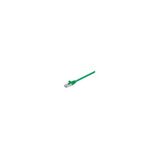 Cable de red Goobay CAT 5e, 2 enchufes RJ45 SF/UTP, blindaje de hoja y trenzado