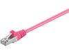 Goobay CAT 5e Network Cable, 2x RJ45 Plugs, SF/UTP, Foil and Braiding Shielding