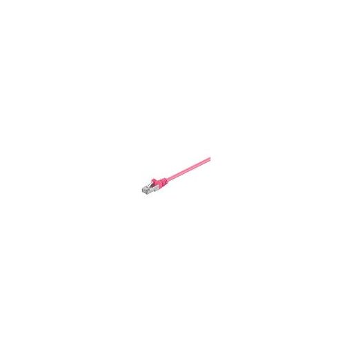 Cable de red Goobay CAT 5e, 2 enchufes RJ45, SF/UTP, blindaje de hoja y trenzado