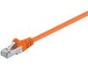 Goobay CAT 5e Network Cable, 2x RJ45 Plugs, SF/UTP, Foil and Braiding Shielding