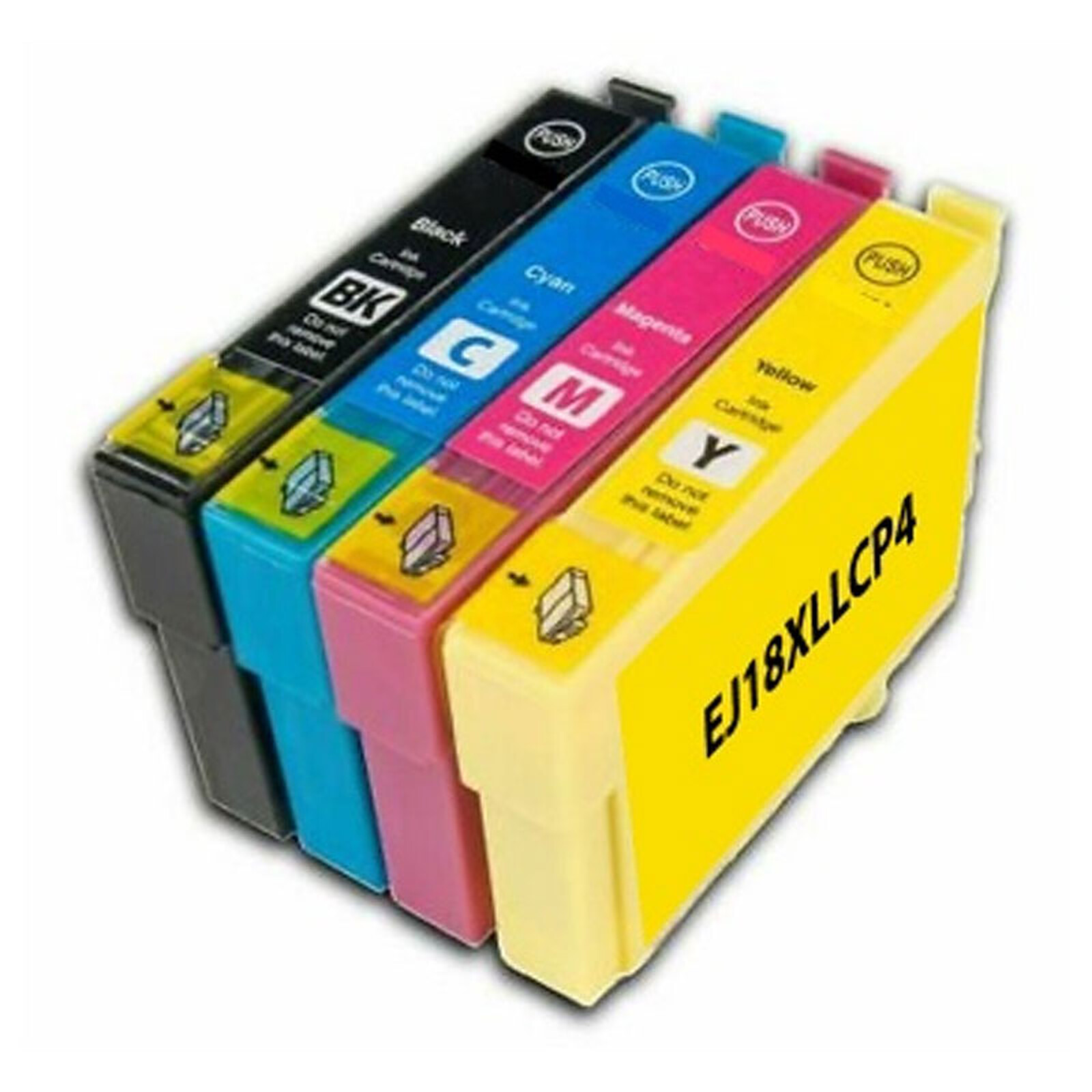 Pack of 4 compatible cartridges Epson T18XL (black + cyan + magenta + yellow)