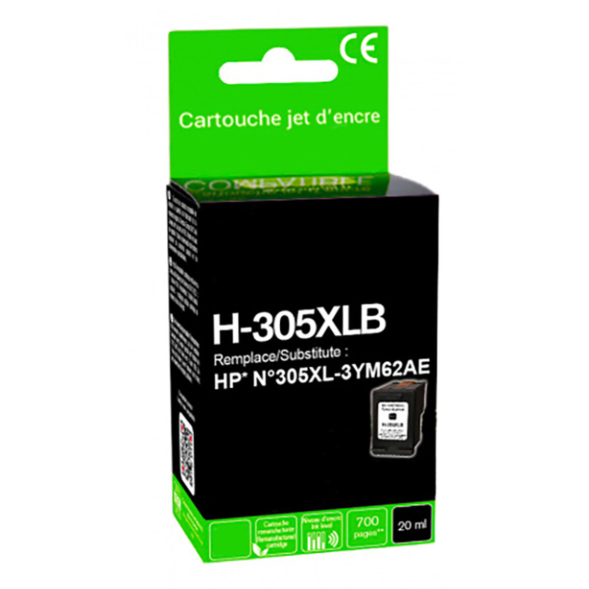Cartouche HP 305XL (Noir)