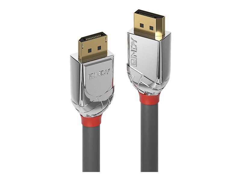 Lindy DisplayPort Cable - 2m, Round, 4K Support