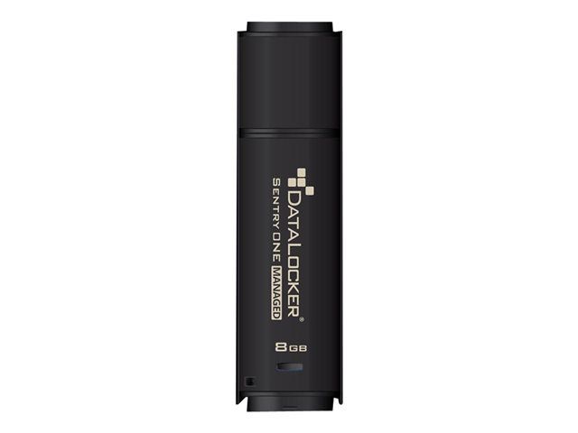 DataLocker Sentry ONE Managed USB Key - 8GB - Encrypted - USB 3.1 Gen 1 - FIPS 140-2 Level 3 Certified