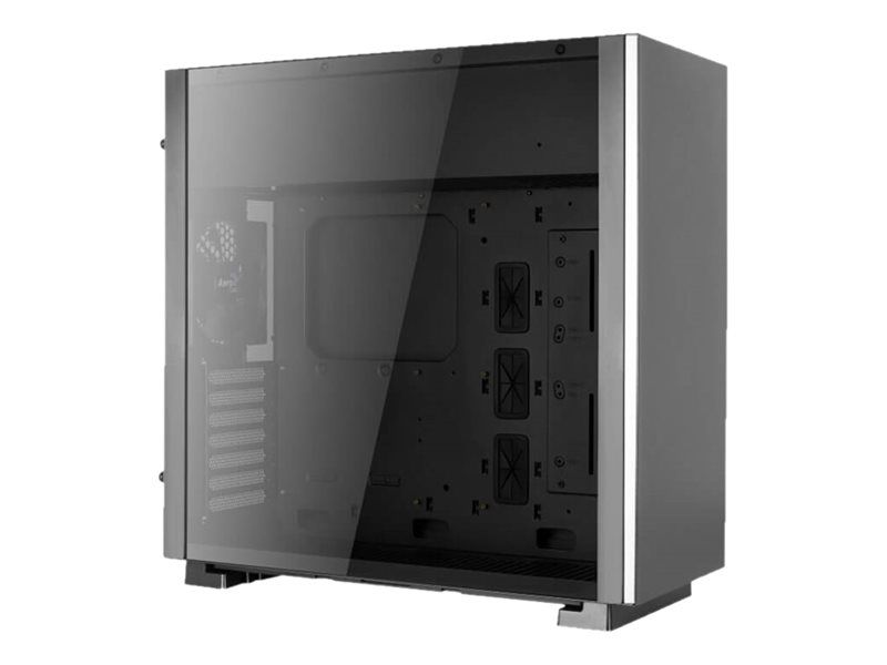 Boîtier PC Moyen Tour AeroCool Glo RGB avec Panneau Vitré - Noir
