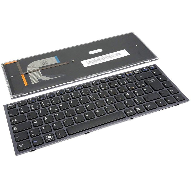 Clavier Sony Vaio VPCS13V9E 9Z.N3TBQ.00F/148779431 AZERTY Noir