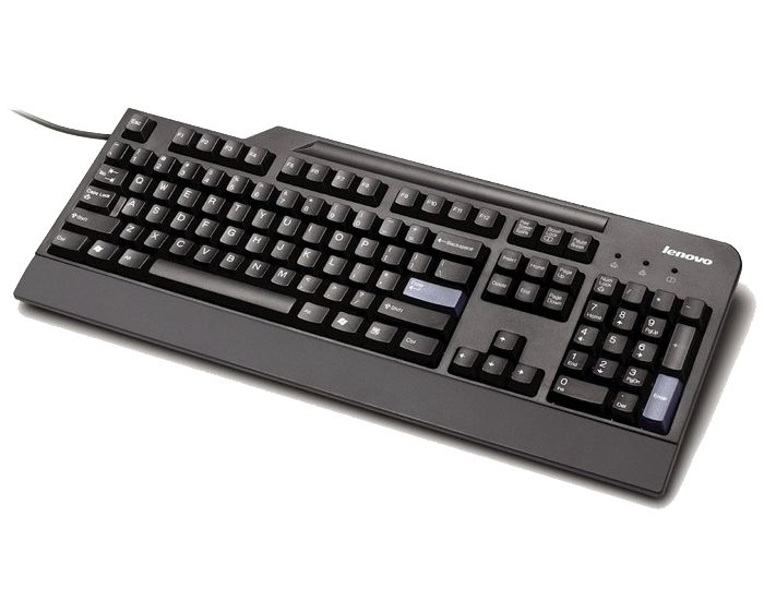 Lenovo Smart Card Keyboard - USB - Black