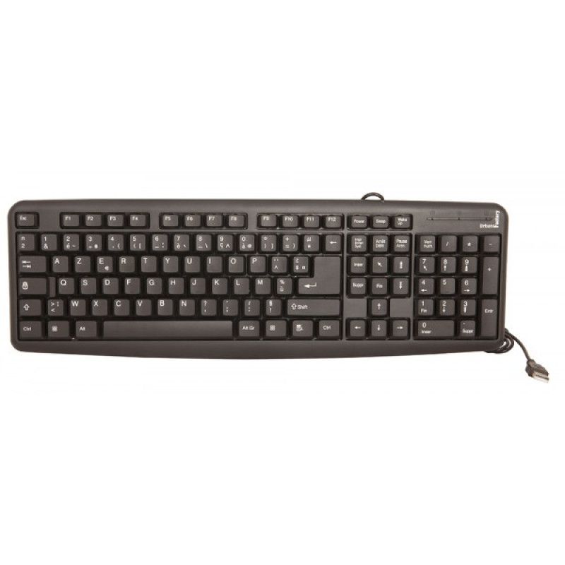 Urban Professional Keyboard - USB - AZERTY - English - Black