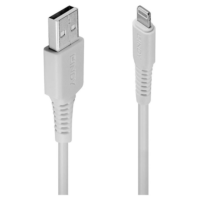 Lindy Lightning Cable - 2m White USB-C to Lightning