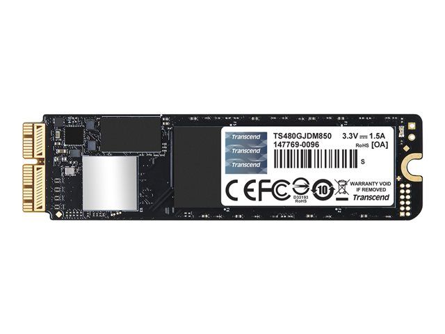 Transcend JetDrive 855 SSD - 480 Go - Disque externe portable NVMe Thunderbolt