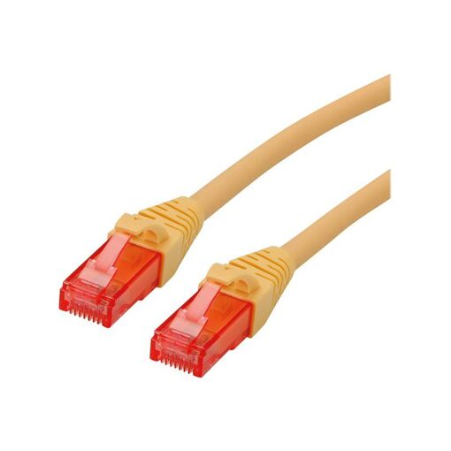 Câble de connexion Secomp RJ-45 - 1 m, UTP, Cat 6, jaune