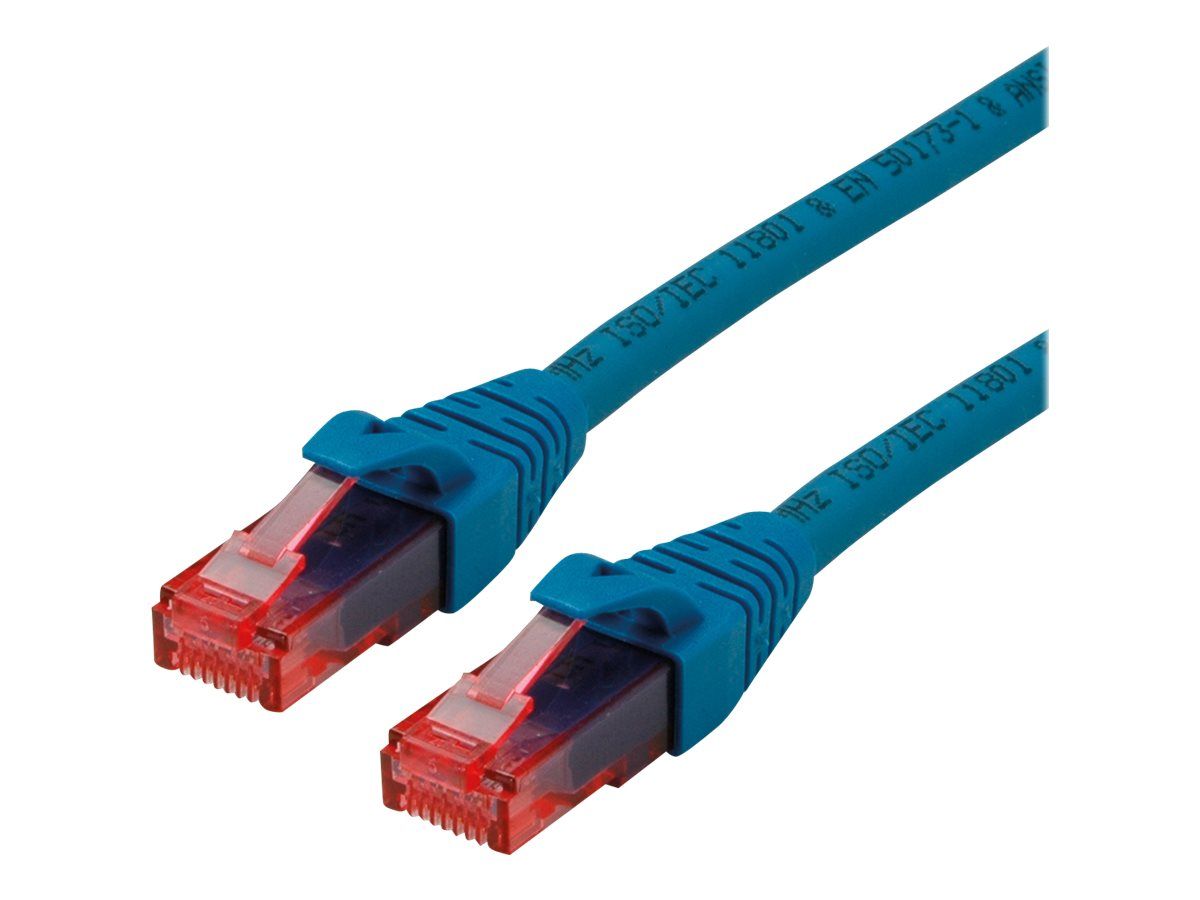 Secomp CAT 6 UTP RJ-45 Cable, 50cm, Blue