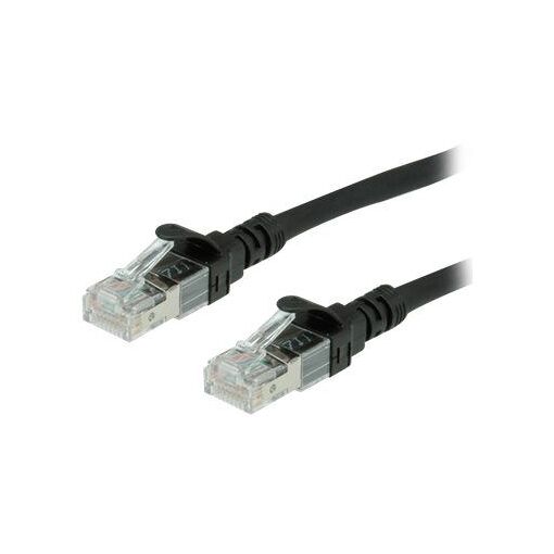 Secomp CAT 6 UTP Cord - 2m, RJ-45 (M) to RJ-45 (M), Halogen-free, Molded, Locking - Black