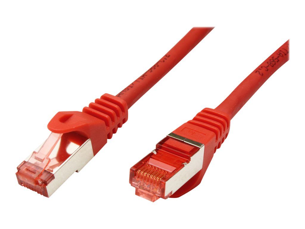 Secomp CAT 6 RJ-45 Cord - 50cm, Red