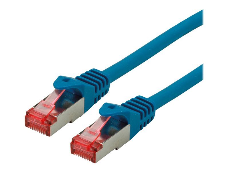 Secomp CAT 6 RJ-45 Cord, 1.5m, Blue (SFTP, PiMF, Halogen-free, Molded, Locking)