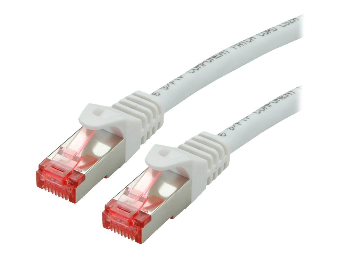 Secomp CAT 6 RJ-45 Cord - 5m, SFTP, PiMF, Halogen-Free, Molded, Locking - White