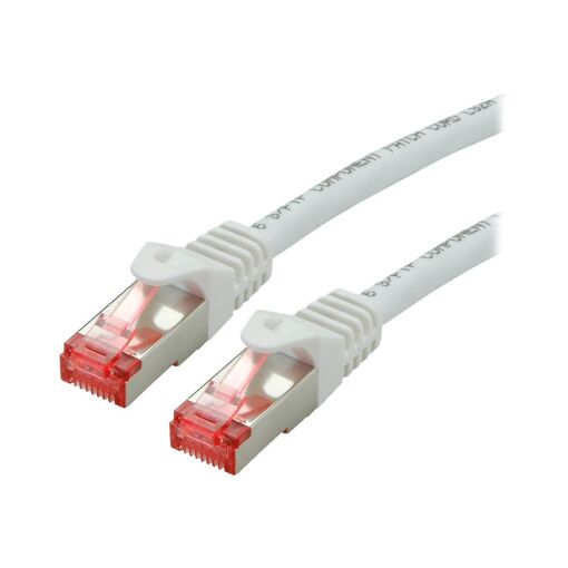 Secomp CAT 6 RJ-45 Cord - 5m, SFTP, PiMF, Halogen-Free, Molded, Locking - White
