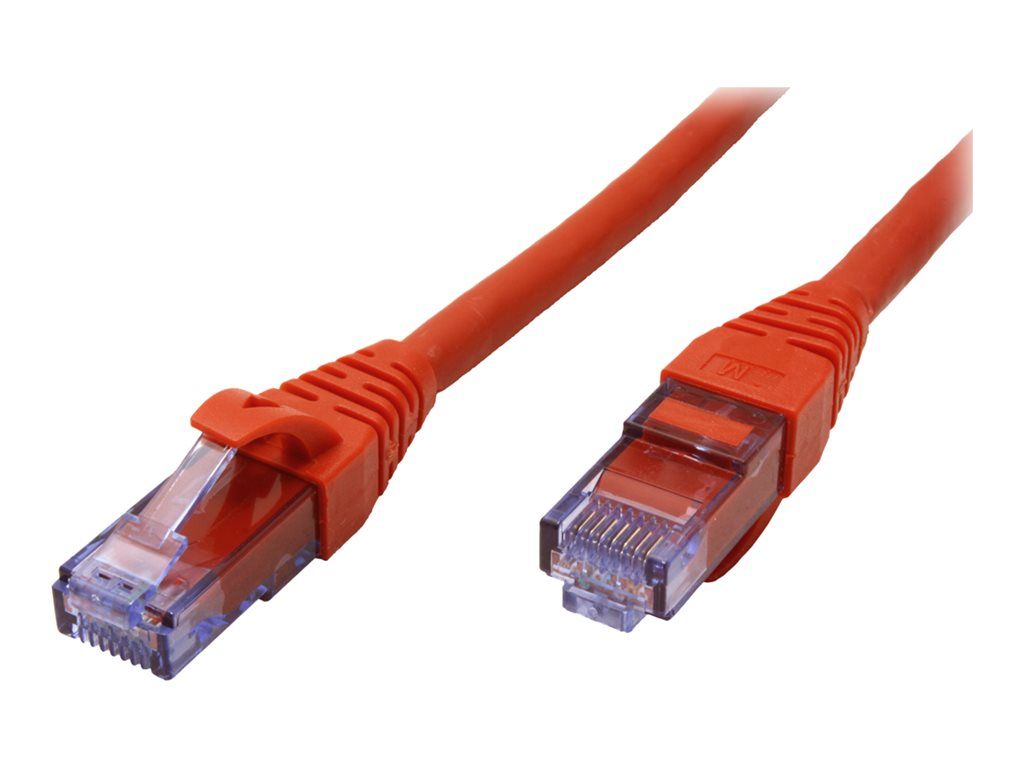 Secomp CAT 6a UTP Molded Plug to Plug Cable, Red, 3m