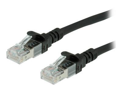 Secomp CAT 6 UTP RJ-45 Cord, 30 cm, Black