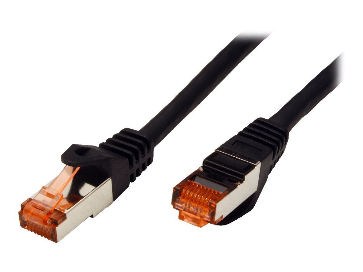 Secomp Cat 6 SFTP Cable, 30cm Black