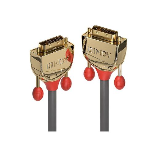 Câble Lindy Gold DVI - Connecteur double - 10 m