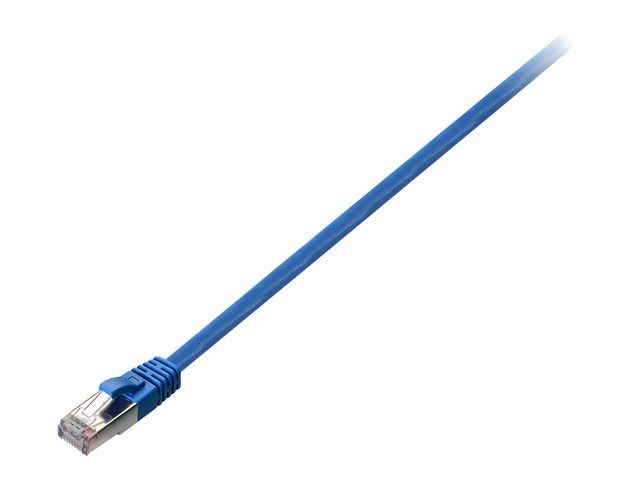 V7 RJ-45 to RJ-45 Cable - 3m - STP Cat 6 - Molded, Hookless - Blue