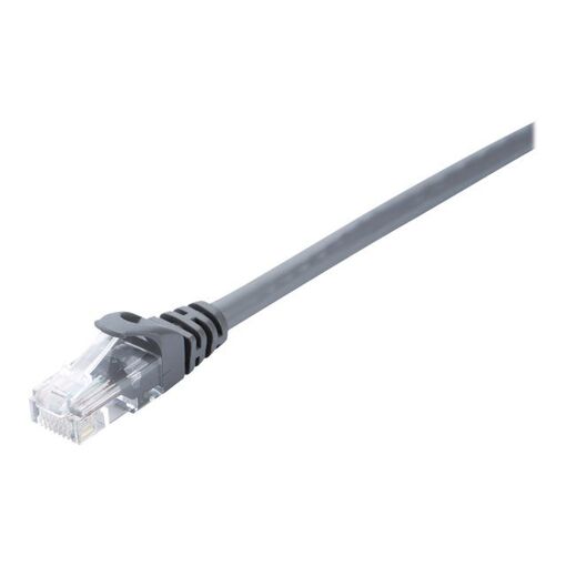 Cable V7 RJ-45 a RJ-45 - 2 m - UTP Cat6 - Moldeado, sin gancho - Gris