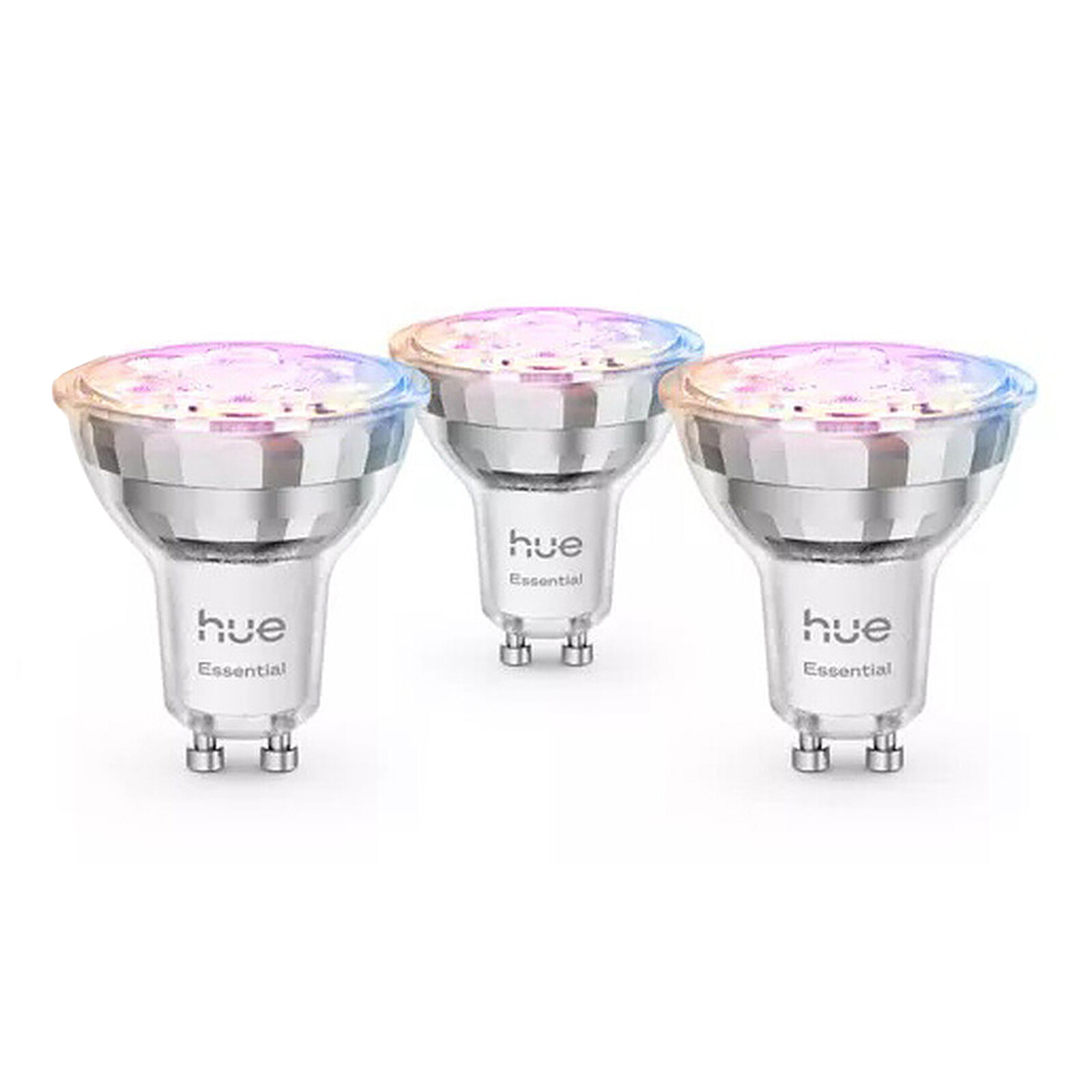 Philips Hue White and Color Ambiance Essential GU10 4.7W Bluetooth Starter Kit x 3
