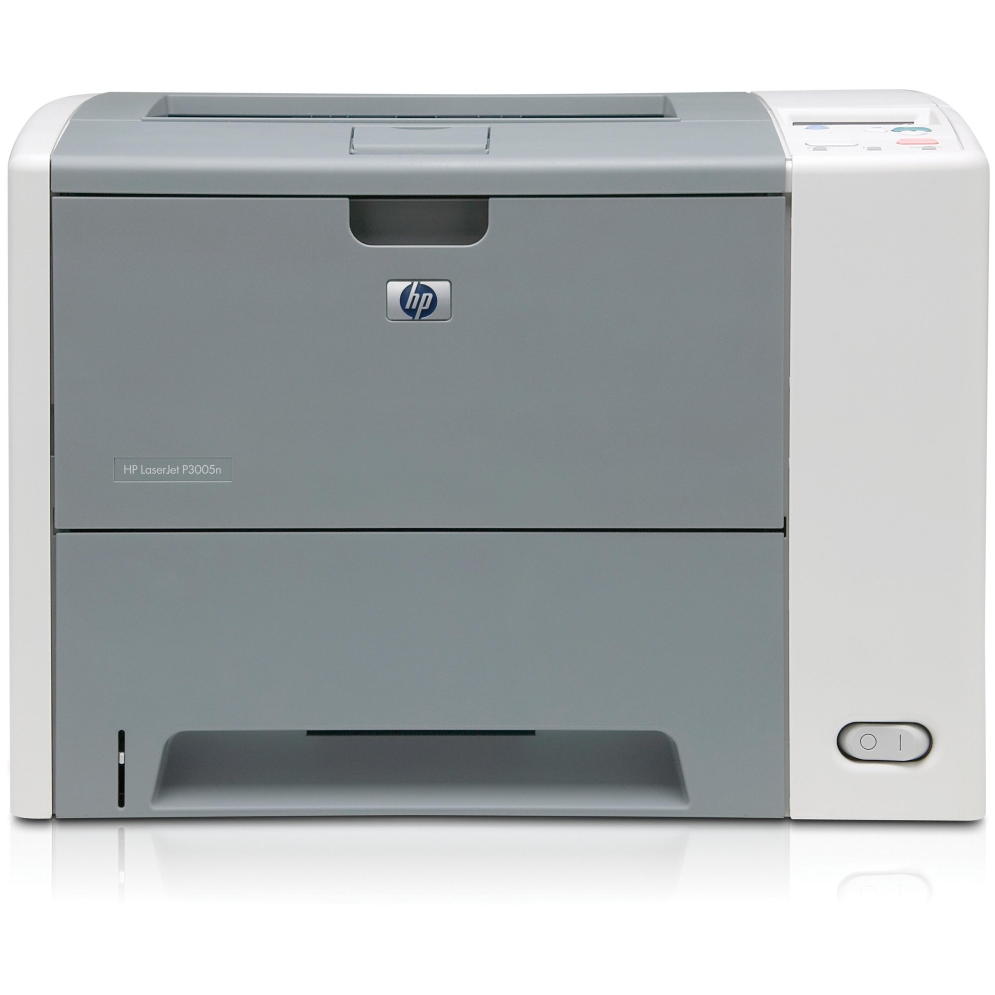 HP LaserJet P3005n Printer - Monochrome - Laser - A4/Legal - 1200 ppp - Up to 33 ppm - Capacity: 600 Sheets - USB, LAN