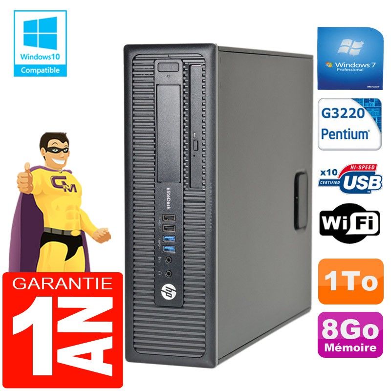 HP EliteDesk 800 G1 SFF Desktop Computer