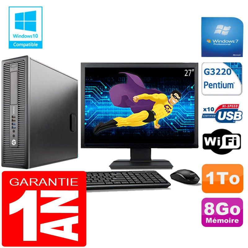 HP EliteDesk 800 G1 SFF Desktop Computer